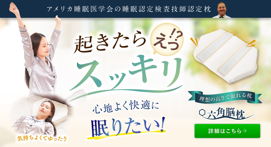 ナイツが絶賛！超心地よいヒンヤリ安眠枕【六角脳枕】