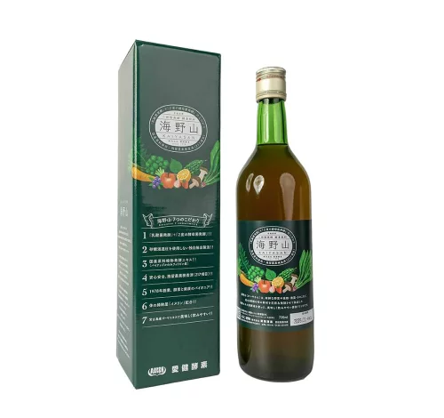 【送料無料】酵素ドリンク ・植物発酵エキス飲料「海野山 720ml 」かいやさん 66種類原材料 ゴーヤ液配合 飲みやすい 乳酸菌 健康食品 ダイエット 酵素風呂 腸内フローラ ファスティング