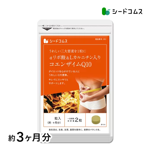 コエンザイムQ10 α-リポ酸 L-カルニチン 葉酸 約3ヶ月分 サプリ サプリメント ダイエット 美容 サポート l カルニチン コエンザイム q10 リポ酸 燃焼 ダイエットサプリ 【seedcoms_D】3D【s20】【DEAL3202】【seedcoms_DEAL3】【seedcoms_DEAL4】/D0818