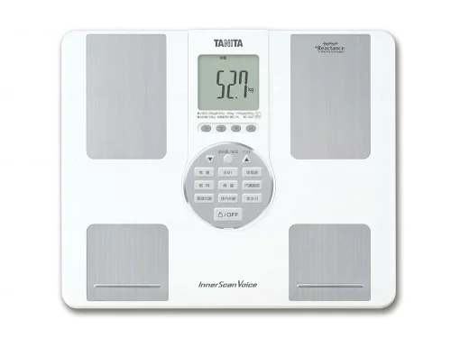 体組成計 インナースキャンVoice BC-202WH 音声案内 乗るだけ測定 体脂肪率 BMI 内臓脂肪 筋肉量 基礎代謝 体内年齢 自動認識 生活支援 体重計 介護 介助 看護 ダイエット 筋トレ タニタ