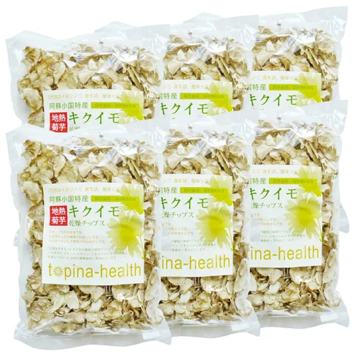 小国菊芋倶楽部 菊芋チップス キクイモチップス 菊芋乾燥チップス 200g×6袋 きくいも 熊本県産 熊本県小国産 農薬不使用 自然栽培 ダイエット コレステロール 血糖値 血圧 イヌリン 水溶性食物繊維 腸内フローラ スーパーフード 名産 お土産 お中元 お歳暮 優れものA